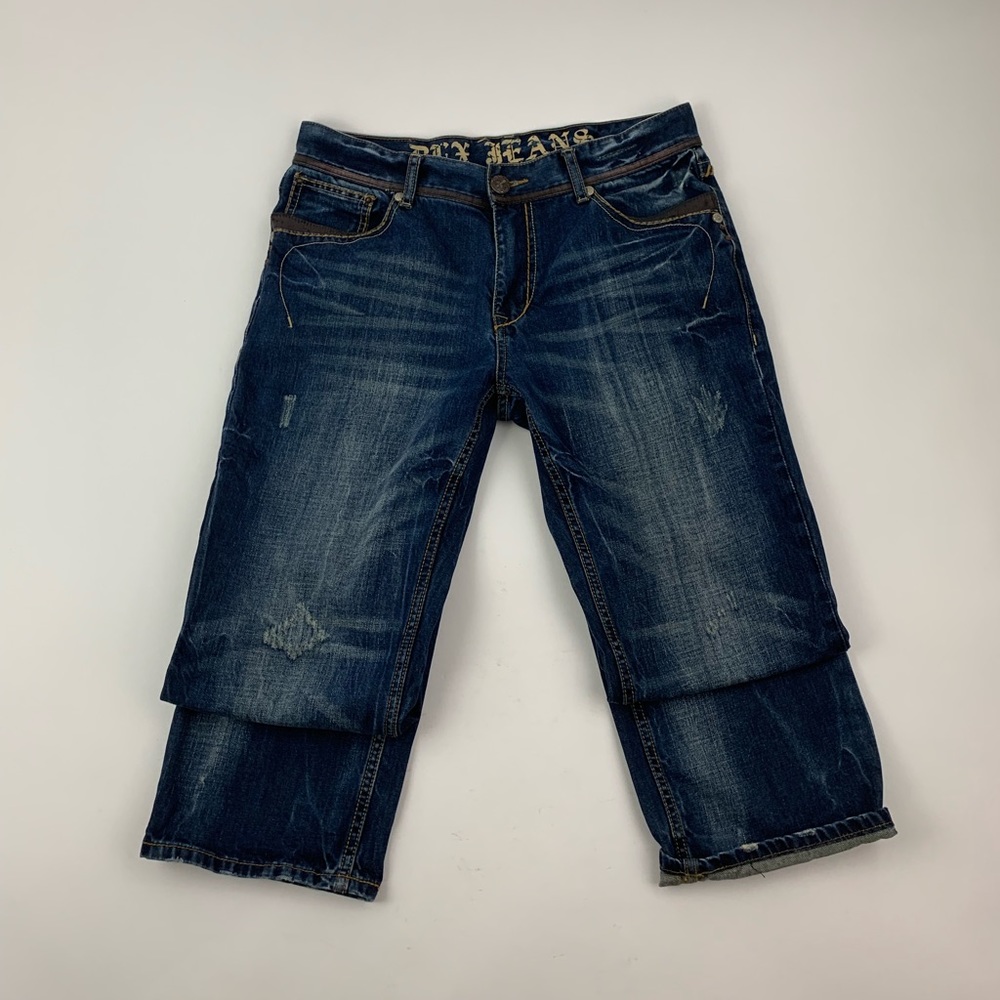 EUC DLX Los Angeles Studded Denim Jeans Size 33x33